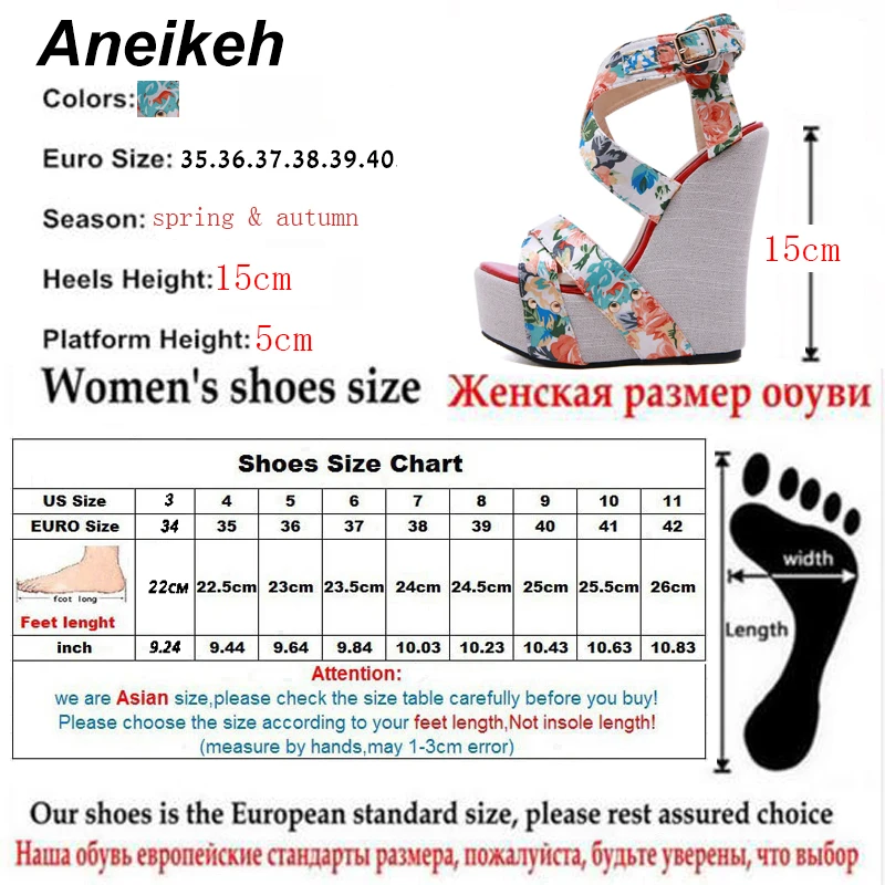 Женские сандалии с пряжкой и ремнем Aneikeh модные босоножки из полиэстера в