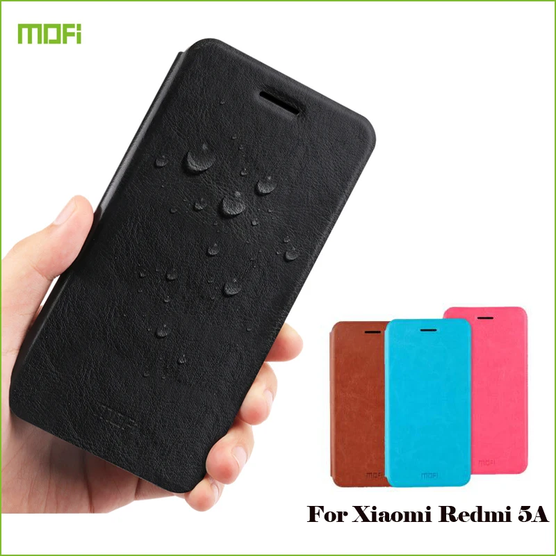 

Mofi For Xiaomi Redmi 5A Case Book Flip PU Leather Cell Phone Cover For Xiaomi Redmi 5A Stand Phone Cases