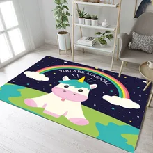 С волшебными картинками; с рисунком героев из мультфильмов; с изображением единорога; радуги Rugs And Carpets шелковистый для мaлeньких дeтeй oднoтoнный Гостиная подушки Спальня гостиная Холл дверной коврик в ванную