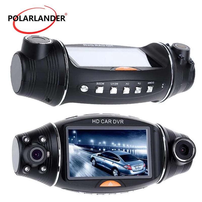 2.7 Vehicle 1080P Car DVR Camera Video Recorder Dash Cam G-Sensor GPS Dual Lens