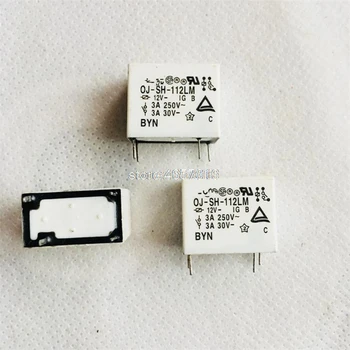 

10pcs/lot New original OJ-SS-112LM a group of normally open 4-pin 3A OJ-SH-112LM relay 12VDC