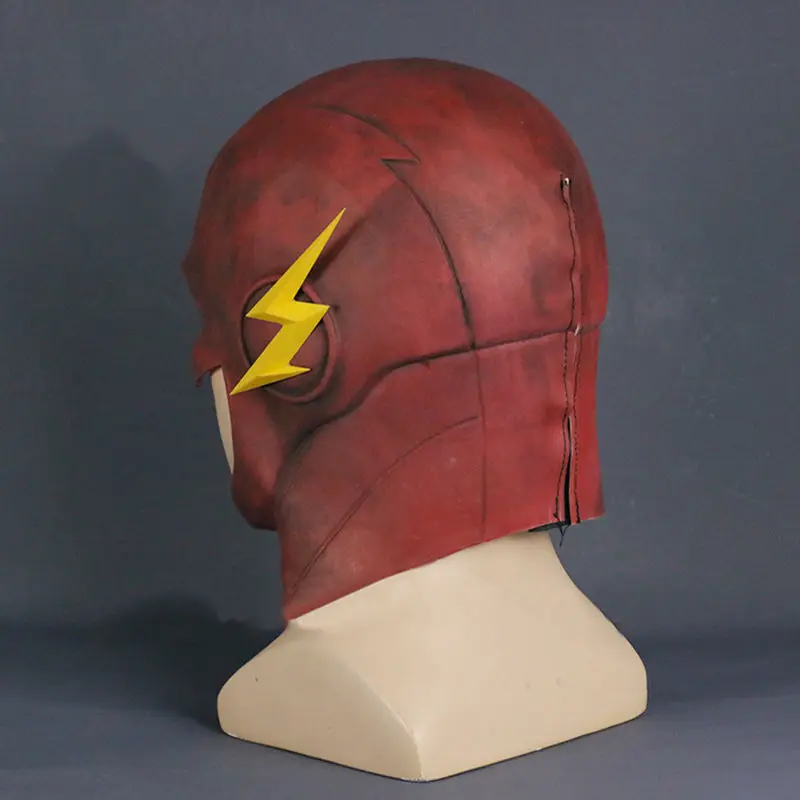 Супергерой флэш Аллен косплей маски-шлемы реквизит фильм Капитан Америка Civil War красный и желтый полный голова латексные маски