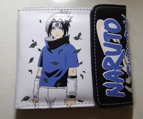 

PU short wallet with colorful printing of Anime NARUTO uchiha sasuke