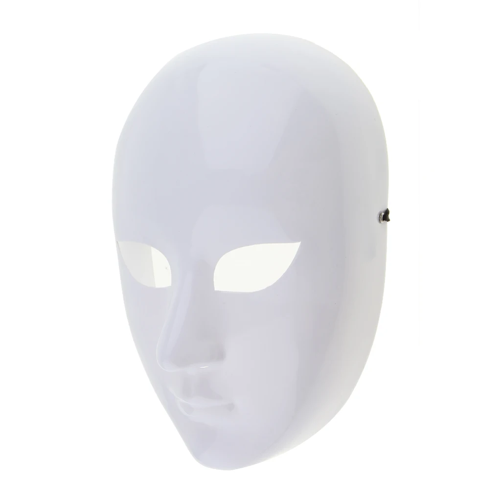 Costume Masks for Party Decoration Accessories DIY Unpainted White Blank Face Mask Masquerade face mask,3d face masks,masquerade mask,party masks