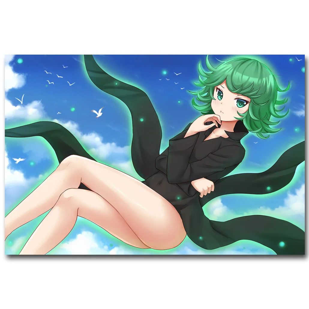 Постер One Punch Man Art из шелковой ткани с принтом 13x20 24x36 дюймов Горячие японские аниме