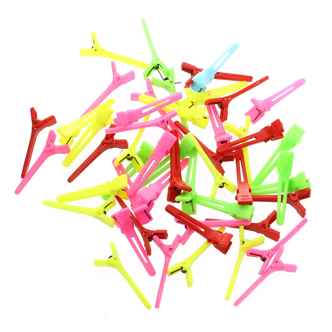 

50Pcs 5 Coils Mini Hairdressing Salon Hair Clips Hair Salon Sectioning Clips