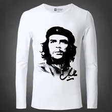 Neue Che Guevara Männer T Shirts Sehnsucht Argentinien Rot Kämpfer Geist Führer Zeit Magazin Menschen Engen langärmelige Männliche T-Shirt