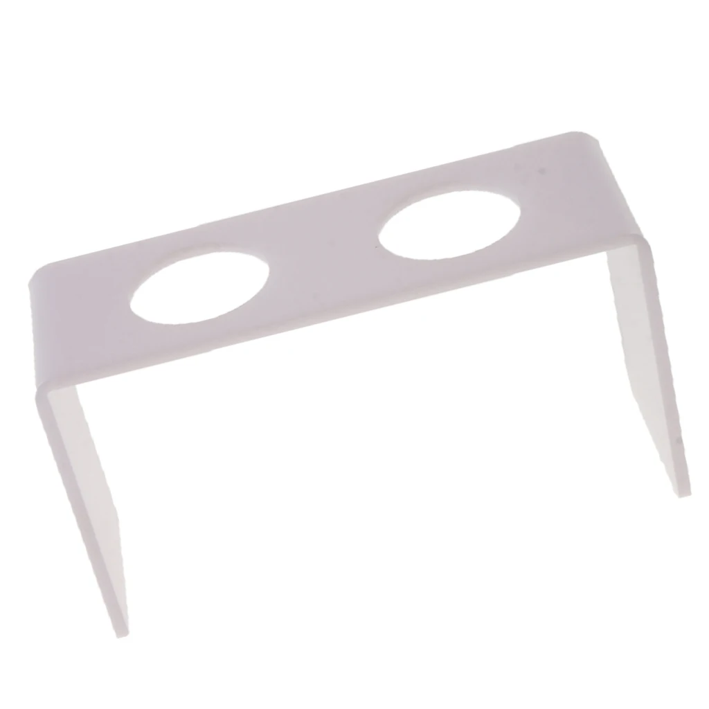 2 Holes Acrylic Ice Cream Stand Holder for Ice Cream Cake Candy Display Tools Baby Showers Party Birthday Decoration