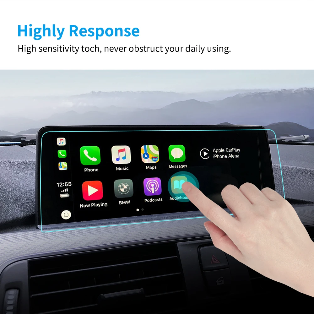 Автомобильный gps навигации Экран Защитная пленка для BMW E90 F01 F02 ...