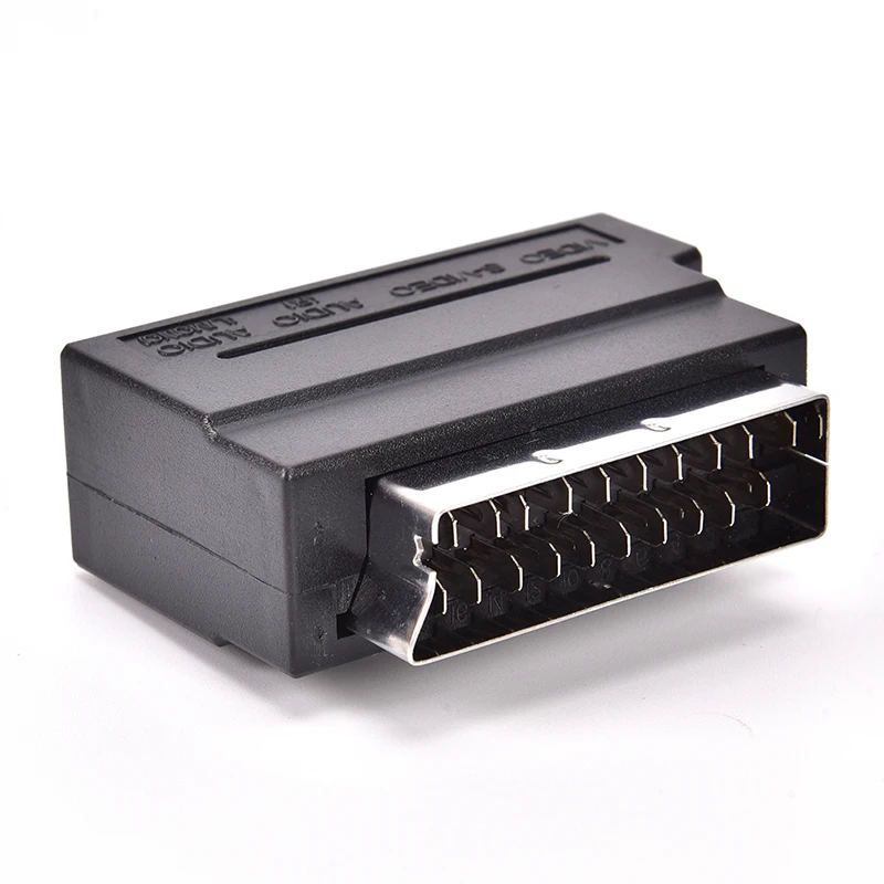 Адаптер 21 pin RGB Scart на 3 RCA S Video Композитный SVHS AV TV Audio для видео DVD рекордера