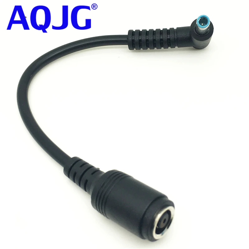 

2pcs 7.4*5.0mm jack to 4.5*3.0mm Right Angle Plug DC Power Charger Adapter Converter with Cable Connector for DELL for HP Laptop