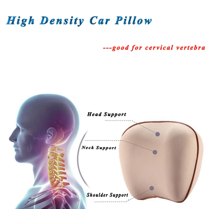 Памяти хлопок автокресло подушка для шеи Массаж спины поясничной поддержка подушки для Honda Jaguar Toyota Renault KIA Форд автомобиль Audi стиль