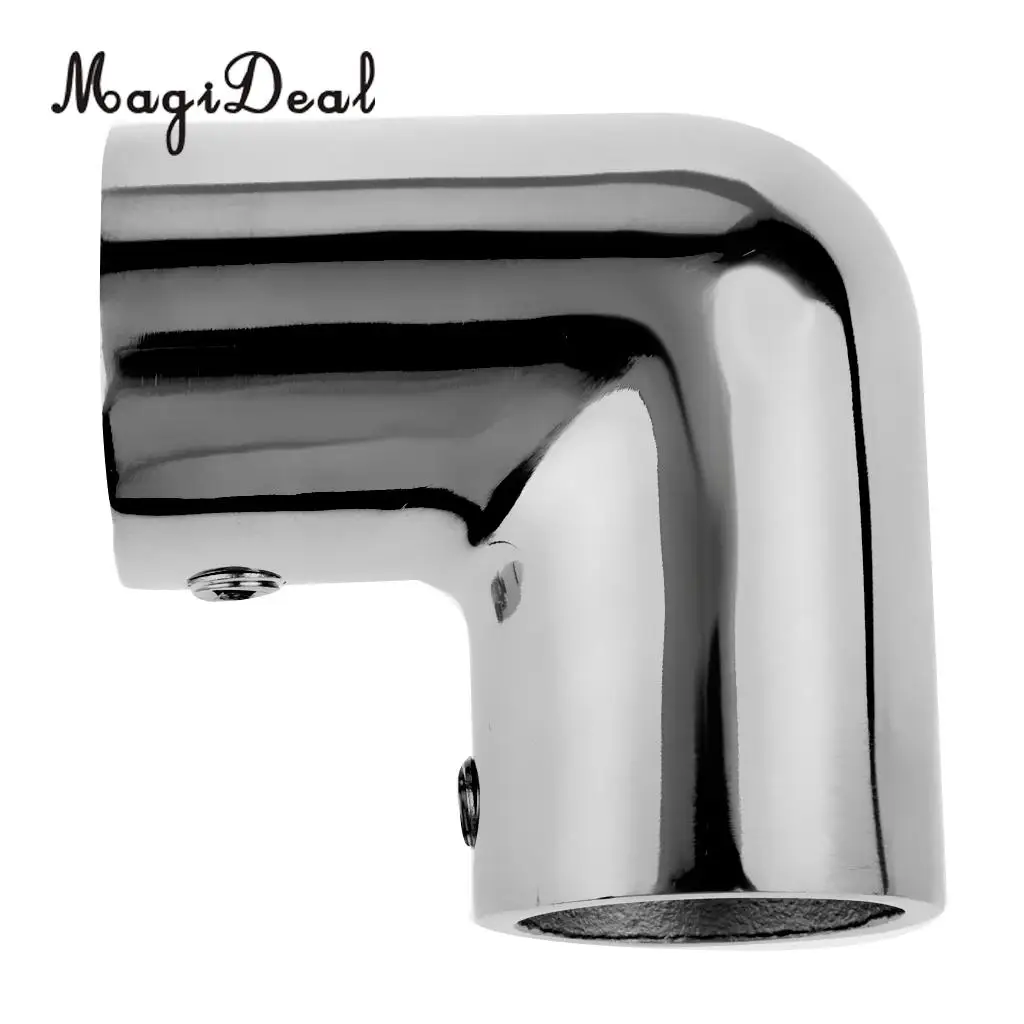 Durable Marine Boat Hand Rail Fittings 90 Degree Elbow -7/8' Tubing 316 Stainless Steel for Fishing Kayaking Canoeing Accessory
