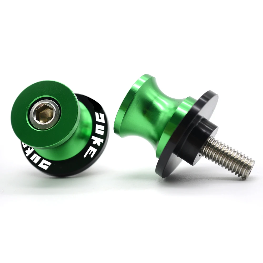 green 10MM Для KTM Duke 200 Duke200 2012 2013 мотоциклы винты мотоциклы маятник челнок слайдеры 10 мм поворотники для трубных узлов - Цвет: green 10MM