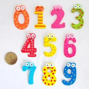 

Wholesale Early Learning Toys Magnetic Fridge Magnets Refrigerator Wooden 600PCS/LOT FREE SHIPPING
