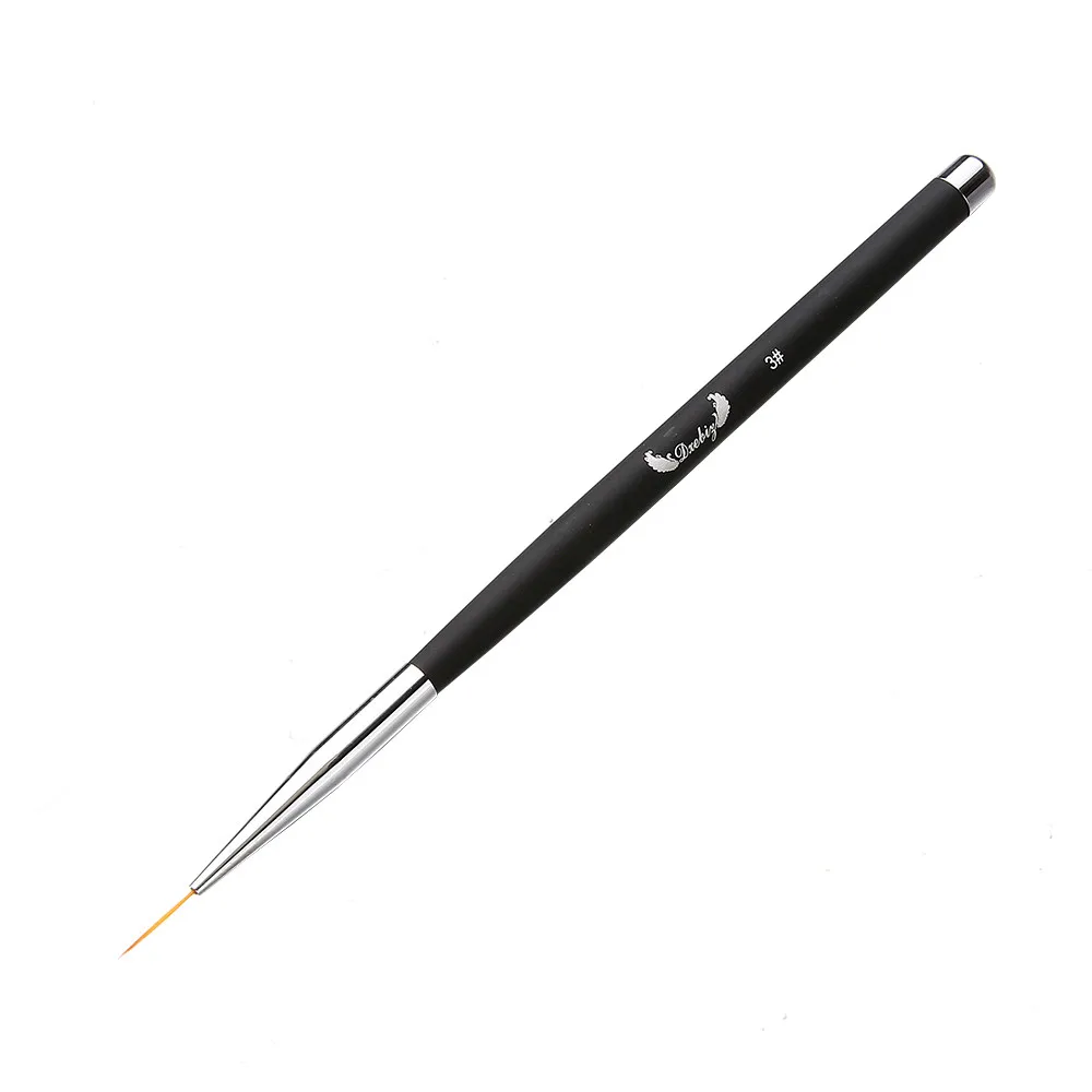 1 шт. точечные инструменты матовый стержень УФ-гель для дизайна ногтей лак дизайн точечный рисунок детализация Ручка Кисть Профессиональные 3D ручки Замачивание - Цвет: Светло-желтый