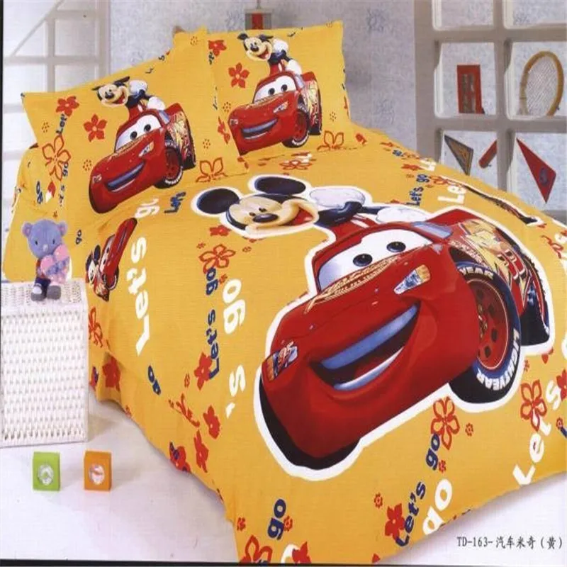 Buy mickey mouse mcqueen cars comforter bedding set