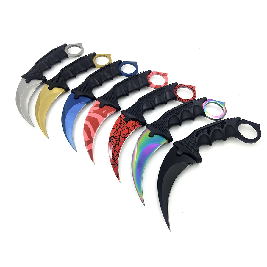 BGT CS Go тактический фиксированным лезвием Ножи Karambit боевой карман Охота Кемпинг