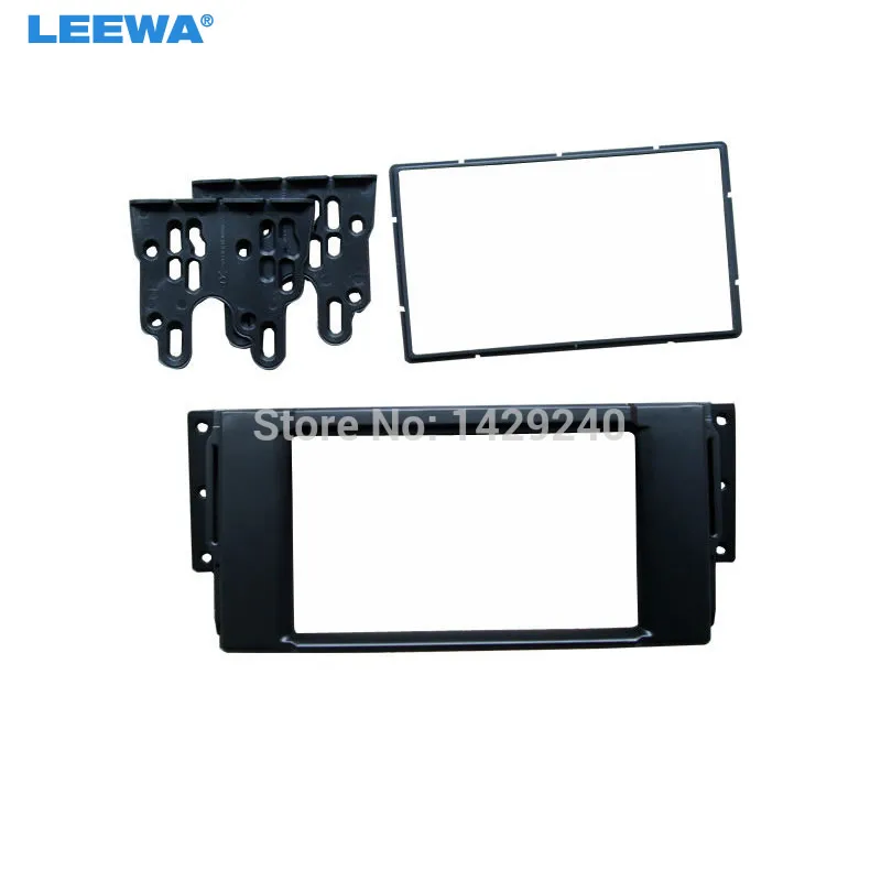 

LEEWA Wholesale Double Din Radio Fascia For LAND ROVER Freelander Stereo Facia Dash CD Trim Installation Kit #CA5260