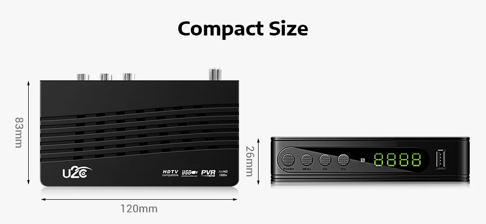 U2C DVB 115 T2 HD tv Stick цифровой наземный ТВ приемник с пультом дистанционного управления