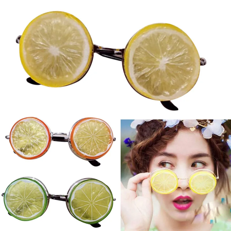 DIY бокалы с лимоном креативный Пляж Свадьба Фотография Студия фотографии смешные солнцезащитные очки реквизит