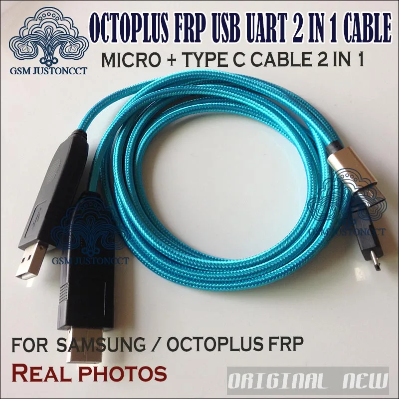 Новинка 2018 года кабель Octoplus FRP USB UART 2 в 1 (micro + type c ) EFT для Dongle samsung|Детали устройств