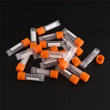 20pcs Centrifuge Tubes 1.8ml PP Lab Analysis Freezing Tubes Graduation Centrifuge Tube Volume Vials Bottles With Screw Cap