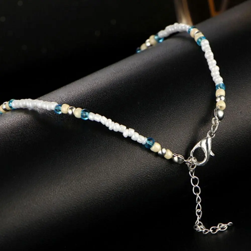 Boho Стиль Starfish ножные браслеты из бисера для Для женщин Винтаж основа браслет-цепочка на лодыжку пляжные украшения
