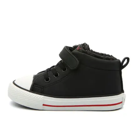 Детская обувь; Мягкие Мокасины для девочек; зимняя повседневная обувь для маленьких мальчиков; модная Высококачественная хлопковая обувь для маленьких девочек - Цвет: Черный