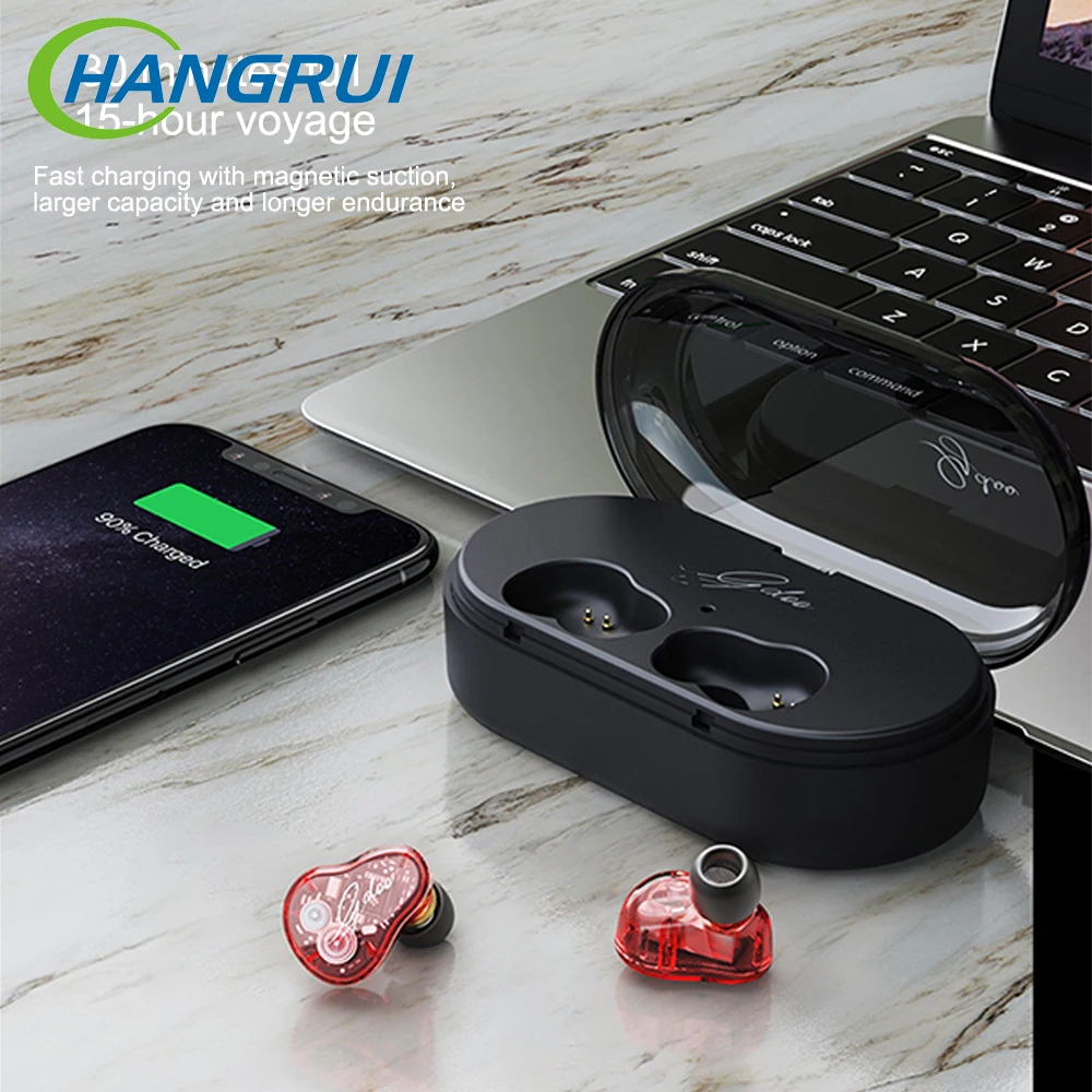 

Z6 wireless Bluetooth headset TWS Bluetooth 5.0 Touch Earphones sport running waterproof earphone Stereo Deep Bass Earbuds IPX7