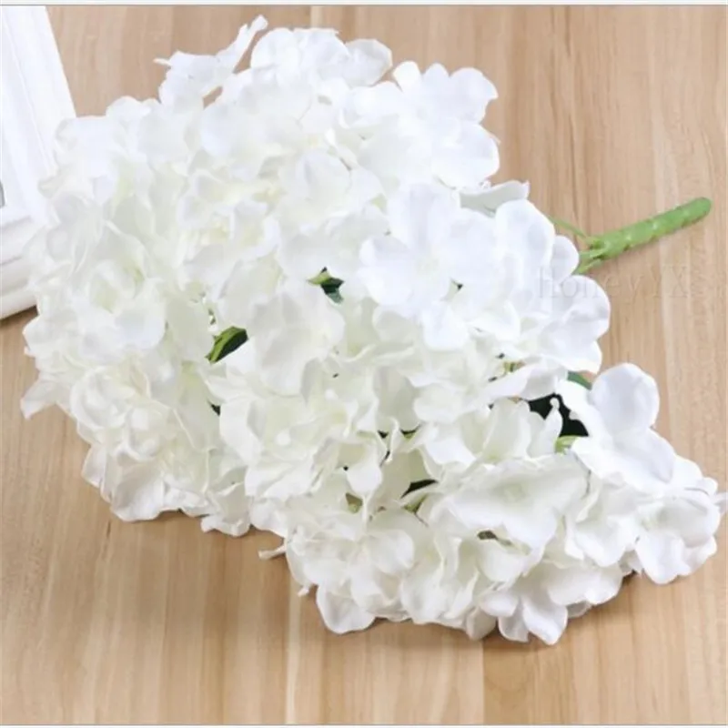 35CM Big White Hydrangea Fake Flower Artificial Hydrangea Flower Flower