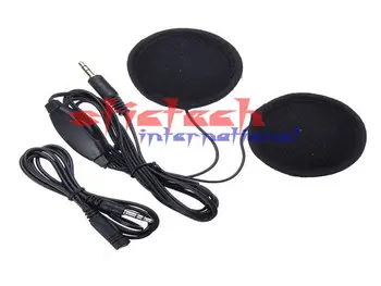 

by DHL or Fedex 20pair Motorcycle Helmet Intercom Interphone Headset Motorbike GPS Navigation Helmet Headphone earphone
