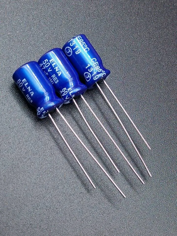 30PCS Japan ELNA ELNA blue robe RE3 47uF 50V origl authentic 47uf 50v spot 6 3
