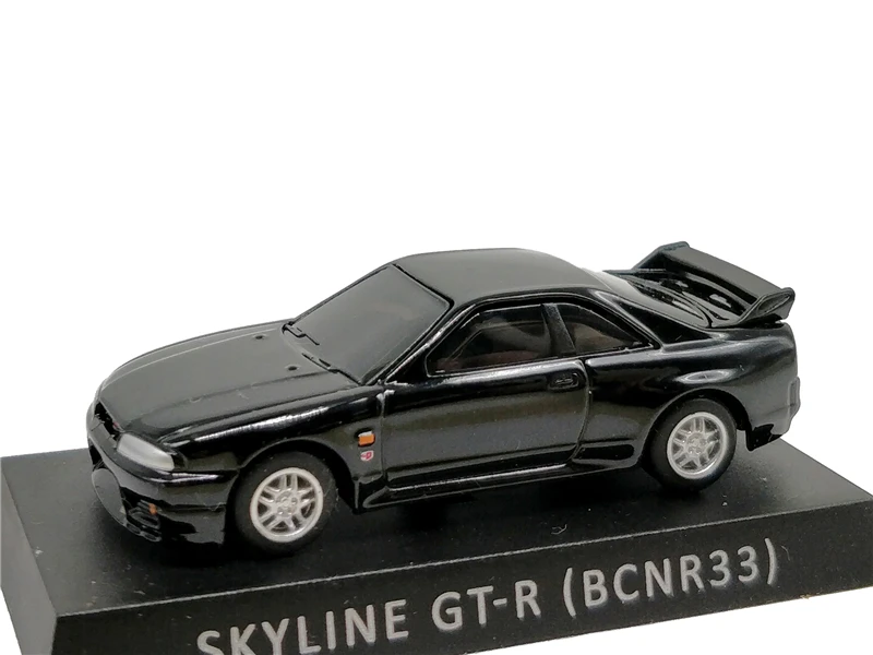 1: 72 Nissan Skyline R33 R34 R35 литая модель автомобиля - Цвет: GT-R BCNR33 Black