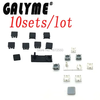 

10sets/lot New Arrival Fit For Playstation 3 PS3 Slim rubber boot pad feet plastic screw cover kit 9 pieces hdd swivel door