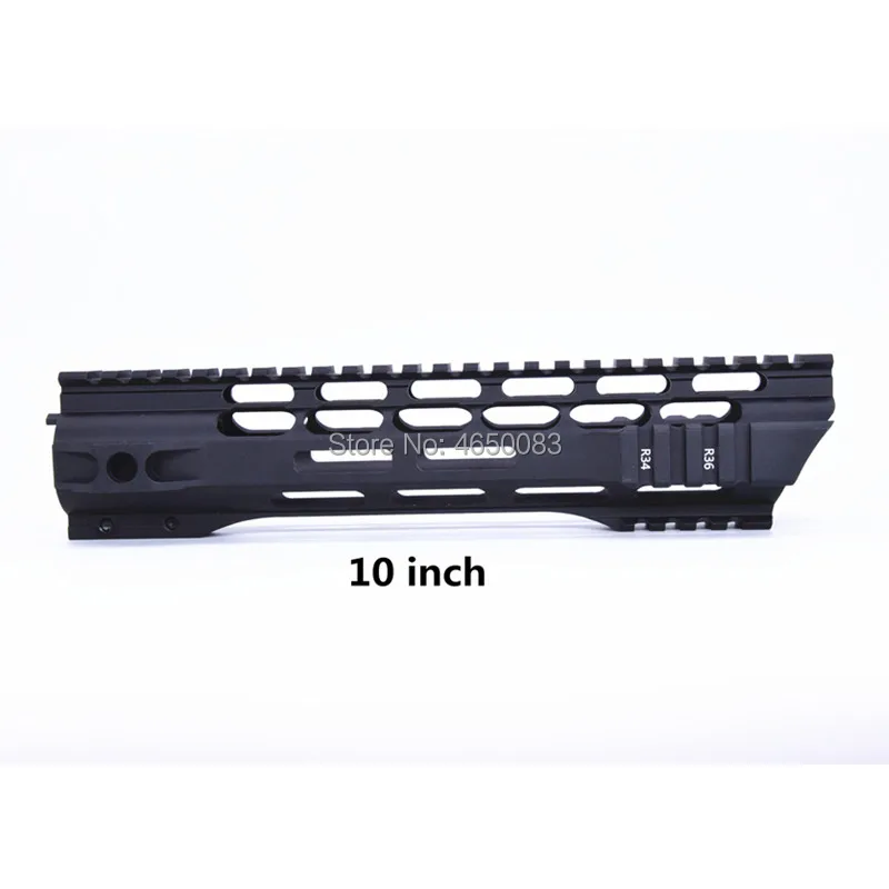 1" дюймовый MLOK mlok трубчатое цевье Super Slim ar 15 Handguard Quad Rail для M4 M16 с бочковой гайкой