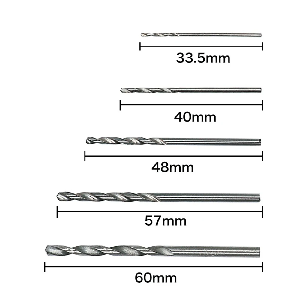 50 шт. высокоскоростные стальные сверла из быстрорежущей стали, набор инструментов высокого качества, набор электроинструментов, аксессуары для вращающегося инструмента Dremel 1/1. 5/2/2,5/3 мм