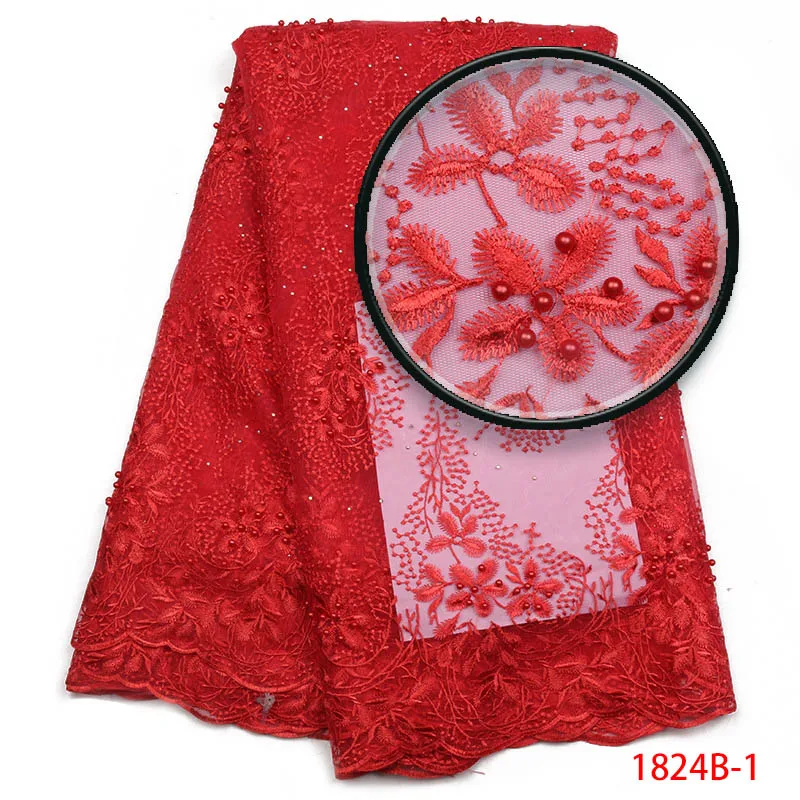 2018 African Tulle Lace Fabric African French Lace Fabric High Quality Sewing Lace Nigerian