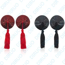 Ювелирные изделия для тела, кольцо для сосков, новинка, 2 цвета, круглая кисточка, сексуальные наклейки для сосков, конусные соски, горячая распродажа, сексуальные соски для груди