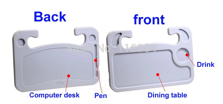 Автомобильный ноутбук стол и рулевое колесо мульти лоток Рабочий стол подставка для ноутбука Настольный зажим Крепление(серый