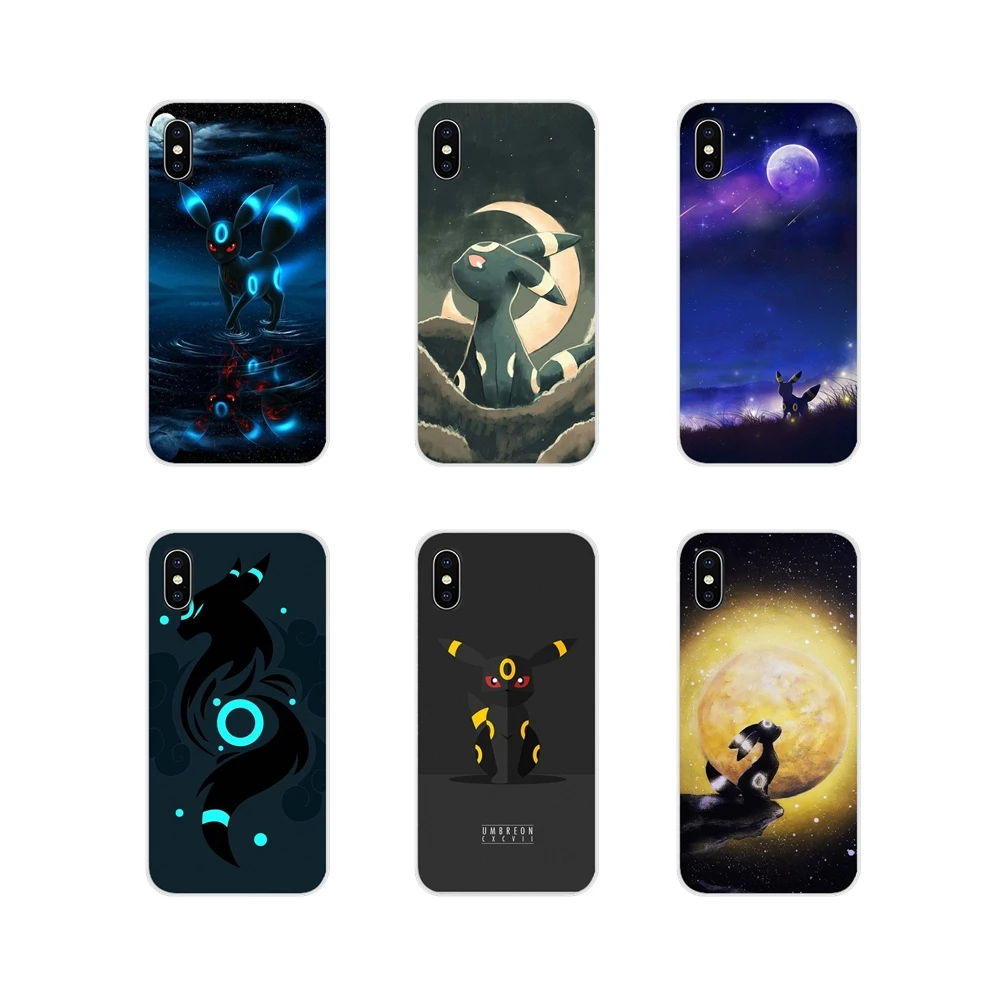 

Fashion Phone Case For Samsung Galaxy A5 A6S A7 A8 A9S Star J4 J6 J7 J8 Prime Plus 2018 pokemon Glowing mystic shiny Umbreon Art