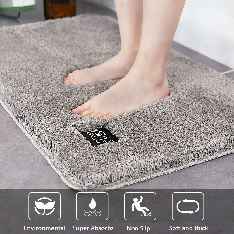 Online Innen Super Absorbiert Fußmatte Lat Nicht Slip Tür Matte für Kleine Front Tür Innen Boden Schmutz Trapper Eingang Teppich Dropshipping