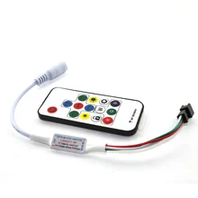 C5 SP103E Mini RF Controller with 14 keys wireless Remote For DC5V WS2812 DC12V WS2811 Dream Color LED Strip Light