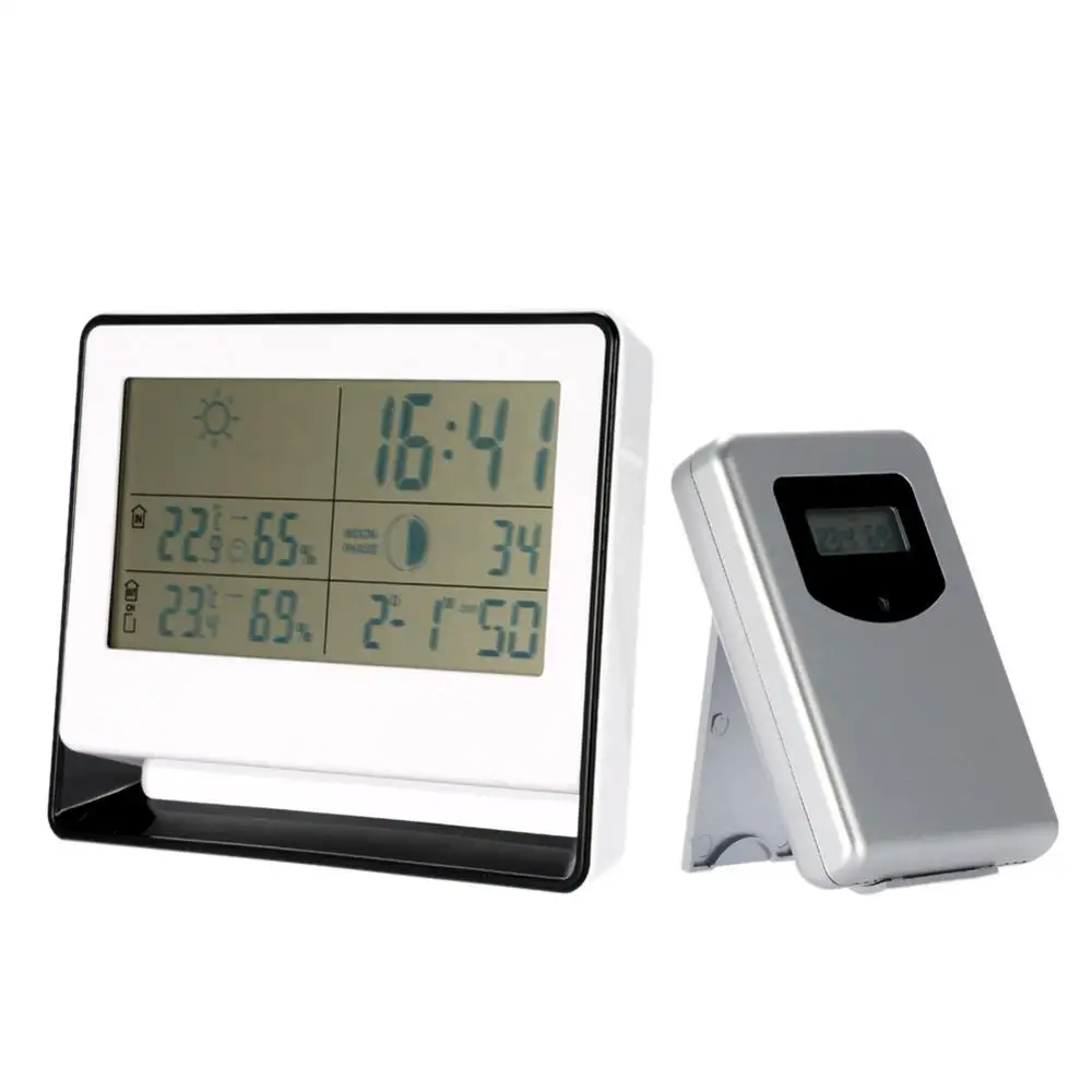 Online Get Cheap Modern Outdoor Thermometer Aliexpresscom - Rf Receiving Weather Station Clock Digital Clock Indoor Outdoor Thermometerhygrometer Calendar Moon Phase Clock( online get cheap modern outdoor thermometer aliexpresscom - rf receiving weather station clock digital clock indoor outdoor thermometerhygrometer calendar moon phase clock(