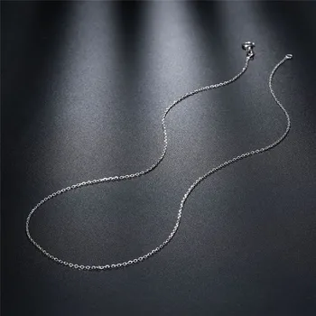 

GAGAFEEL Thin Chain 925 Sterling Silver Jewelry Necklaces For Women Romantic 0.5MM Width 40/45CM Link Chain For Party Wholesale