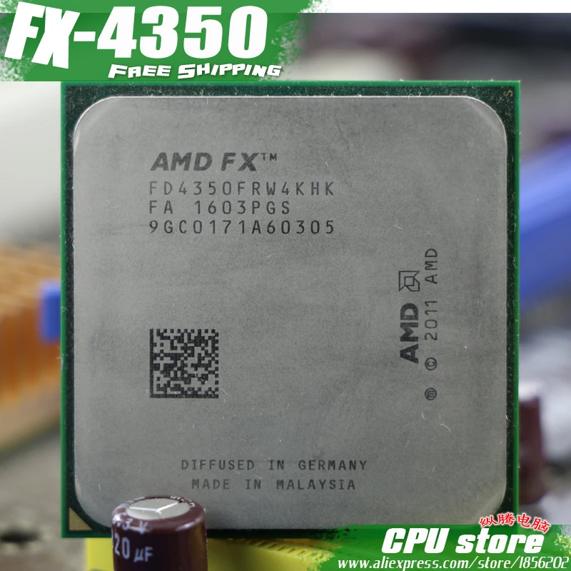 AMD FX 4350 AM3 + 4 2 ГГц/4 Мб/125 Вт четырехъядерный процессор серийный (Рабочая 100%