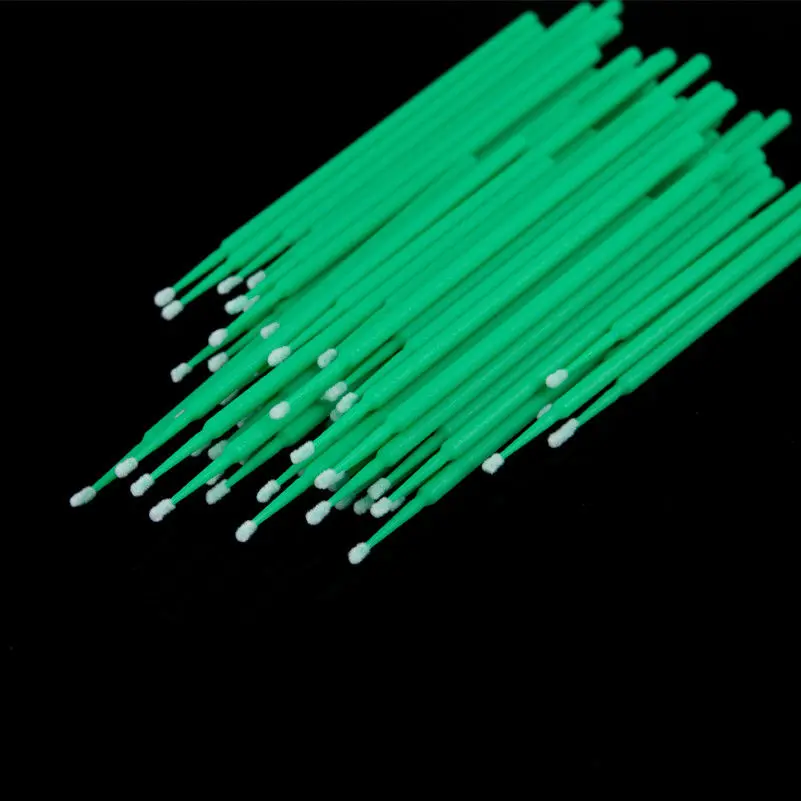 100 eyebrow plastic swab micro brush disposable material eyebrow applicator medium fineness 5