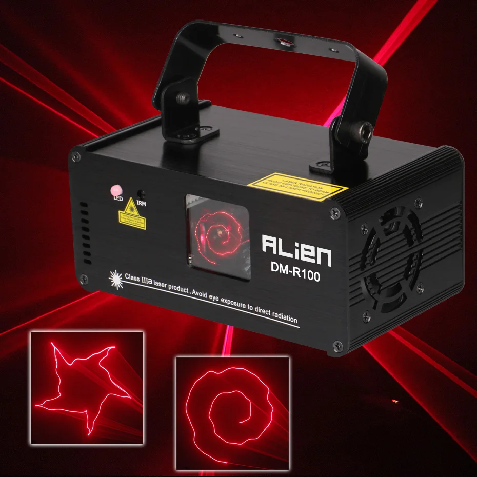 

ALIEN DMX 512 Stage lights Red 100MW Laser Light Show Projector Disco Party Lighting Bar Events Club Iluminacion Discoteca