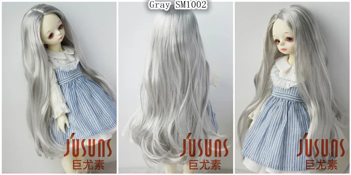 JD028B 1/3 SD кукольный парик Алиса необычный длинный курчавый BJD парик синтезированный мохер парики 8-9 дюймов аксессуары для статуэтки