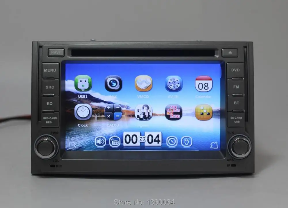 Perfect 2 Din 6.2" Car DVD Player for Hyundai H1 Grand Starex with GPS Navigation Bluetooth Radio Head unit ATV USB/SD 3G host +Free map 9